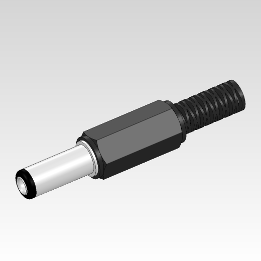 DC电源插头2,5 x 5,5毫米缩略图